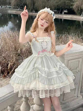 スイートロリータドレス ポリエステル ノースリーブ ジャンパー スイートロリータドレス