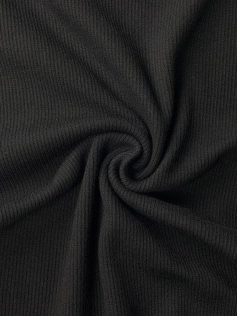 テクスチャードボディスーツ Uバック シンプル 万能 デイリーカジュアルトップス