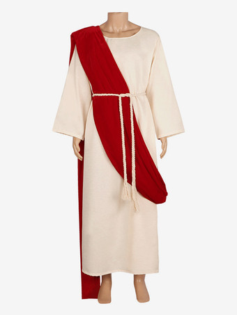 中世のコス、古代ローマのギリシャ王の宣教師の衣装、ハロウィンのコスプレ衣装、舞台パフォーマンス衣装