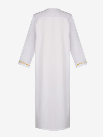 アラビアのアバヤ、中東の刺繍、男性用イスラム教徒の服、ハロウィンコスプレパーティーコスチューム