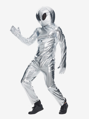 ハロウィンの新しいエイリアンの宇宙を歩き回るパーティーのコスチューム面白いUFO宇宙飛行士