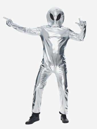 ハロウィンの新しいエイリアンの宇宙を歩き回るパーティーのコスチューム面白いUFO宇宙飛行士