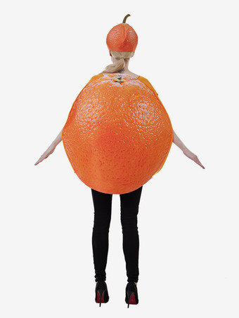 ハロウィン 面白いフルーツスライスコスチューム 大人用 オレンジコスチューム 野菜パーティー バー パフォーマンスコスチューム