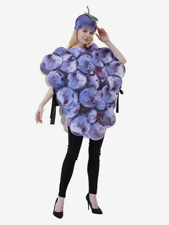 パープル 運動会 フルーツパーティー ぶどう コスチューム コスプレ衣装