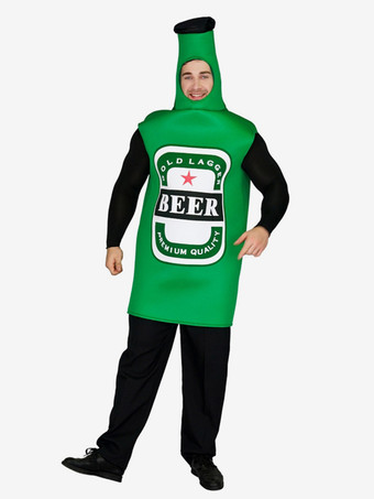 オクトーバーフェストパーティー用のハロウィンおもしろビール瓶ワンピースハロウィンコスチューム