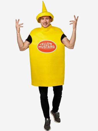 イエローオクトーバーフェストパーティー用の面白いビール瓶ワンピースハロウィンコスチューム