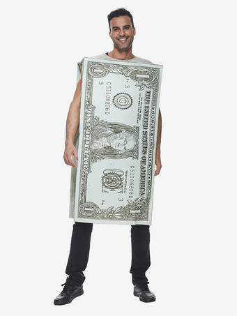 ハロウィーンのパーソナライズされたドルコスチュームバーパーティードル紙幣コスチューム