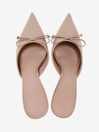 Mules Femmes Bout Pointu Talon Aiguille Décontracté Chaussures