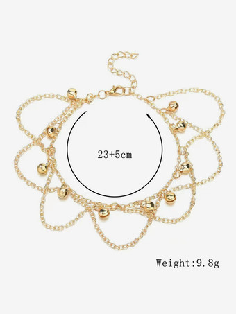 繊細なアンクレットベルレイヤードビーチバケーションアンクルブレスレット