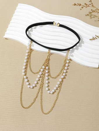 ゴールド 見事な太ももチェーン パール レイヤード サマー ビーチ レッグチェーン