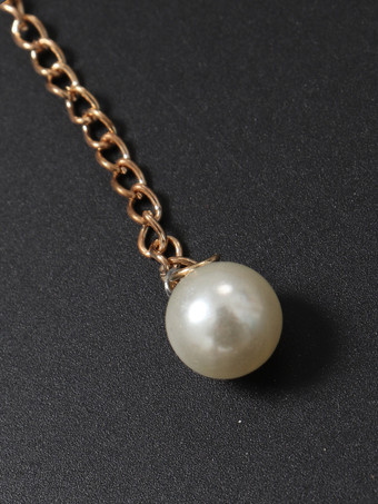 シンプルな太ももチェーン パールリーフ サマービキニ バケーションレッグチェーン