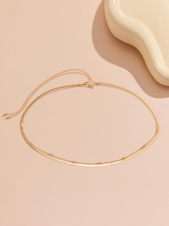 ベリーチェーン 幾何学的 繊細 ビーチ バケーション ボディチェーン