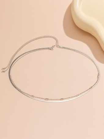 ベリーチェーン 幾何学的 繊細 ビーチ バケーション ボディチェーン