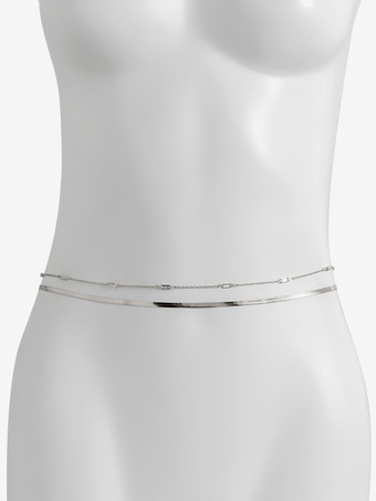 ベリーチェーン 幾何学的 繊細 ビーチ バケーション ボディチェーン