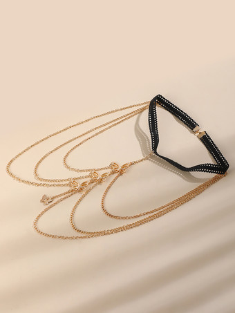 太ももチェーン バタフライ レイヤード デリケート ビーチ バケーション レッグチェーン