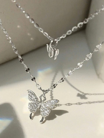 ウェディングネックレス シルバー シルバーウェディングネックレス