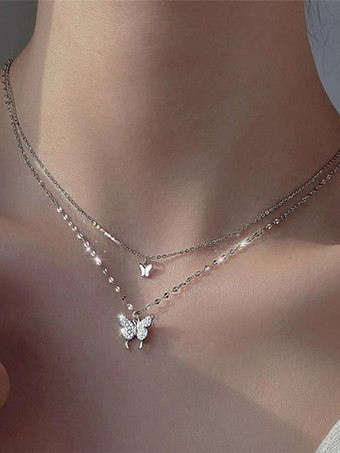 シルバー ウェディングネックレス シルバー シルバーウェディングネックレス