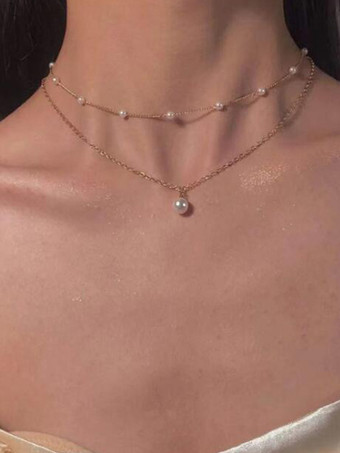 ゴールド ウェディングネックレス ゴールド ゴールドウェディングネックレス