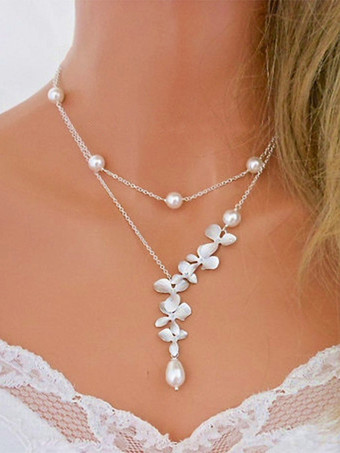 シルバー ウェディングネックレス シルバー シルバーウェディングネックレス