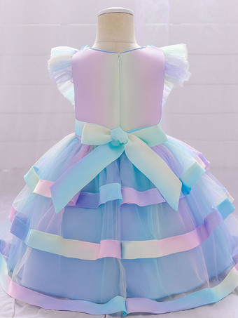 ホワイトフラワーガールドレス 特別な日のドレス ピンクレース 半袖 ジュエルネック フラワーガールドレス