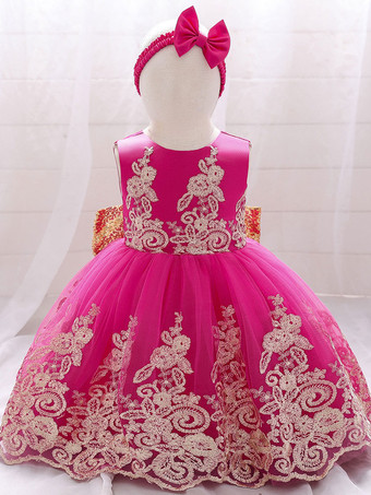 ローズレッドホワイトフラワーガールドレス 特別な日のためのドレス ロイヤルブルーレース ノースリーブ ジュエルネック フラワーガールドレス