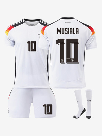 ドイツチーム No.10 MUSIALA ホーム 2024 欧州サッカー選手権 3ピース ジャージ