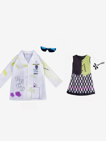 ホワイト 子供用ハロウィンコスチューム ホワイト ハロウィン ポリエステル繊維 ポリエステルセット 子供用トップ