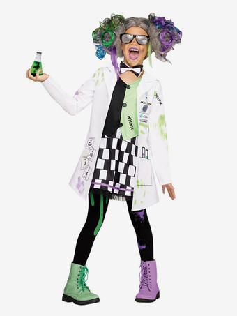 子供用ハロウィンコスチューム ホワイト ハロウィン ポリエステル繊維 ポリエステルセット 子供用トップ