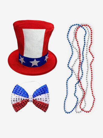 レッド ホリデーコスチューム コスチューム コスチューム ホリデーアクセサリー ハロウィン ホリデーコスチュームアクセサリー ポリエステルファイバー ハロウィン ホワイト