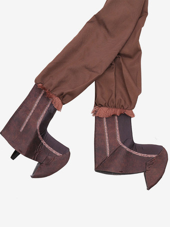 子供用ハロウィンコスチューム コーヒーブラウン ハロウィンセット 大人用ポリエステル繊維 ポリエステルトップパンツ