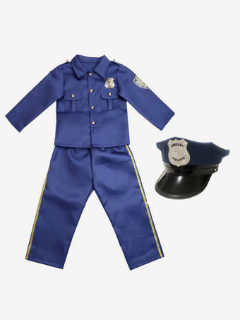 子供用ハロウィンコスチューム ブルーハロウィンセット 子供用ポリエステルオーバーコートアクセサリー