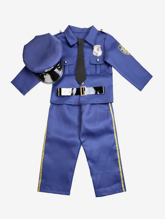 子供用ハロウィンコスチューム ブルーハロウィンセット 子供用ポリエステルオーバーコートアクセサリー