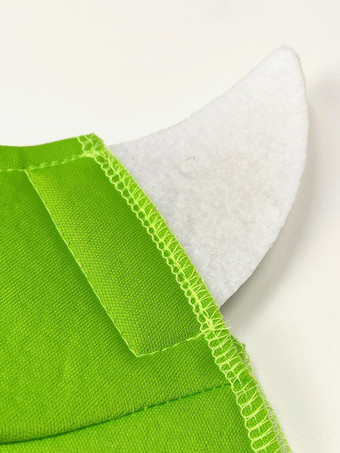 子供用ハロウィンコスチューム グリーンハロウィンセット 子供用ポリエステル帽子 オーバーコート