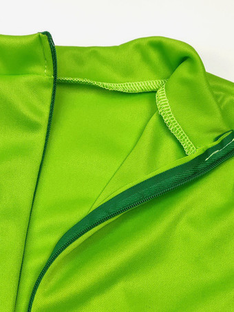 子供用ハロウィンコスチューム グリーンハロウィンセット 子供用ポリエステル帽子 オーバーコート