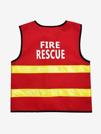 子供用ハロウィンコスチューム レッドハロウィンセット 子供用ポリエステルアクセサリー ウエストコート