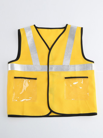 子供用ハロウィンコスチューム イエローハロウィンセット 子供用ポリエステルベストアクセサリー