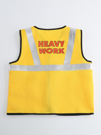 子供用ハロウィンコスチューム イエローハロウィンセット 子供用ポリエステルベストアクセサリー