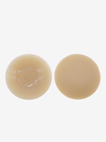 ライトブラウンあらゆる胸のタイプに合う丸型シリコン乳首カバー
