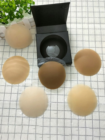 あらゆる胸のタイプに合う丸型シリコン乳首カバー