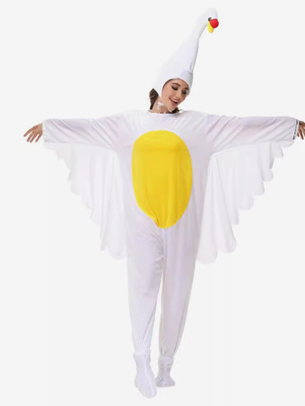 ホワイト 着ぐるみパジャマ ワンジー 動物 大人用 ブラック ポリエステル ジャンプスーツ 帽子 着ぐるみ コスチューム