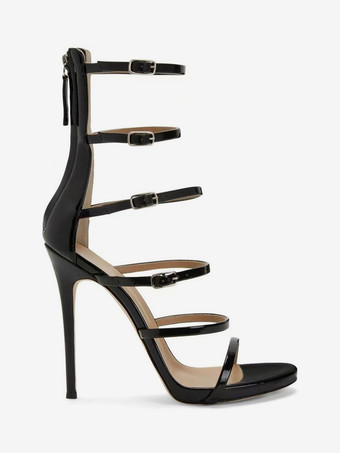 レディース パーティーサンダル ハイヒール ストラップ ドレスサンダル