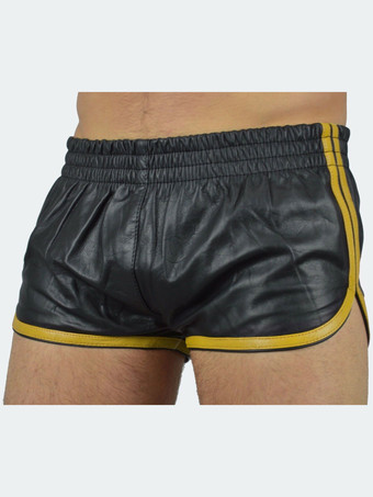 イエロー男性用イエロー ヴィンテージ レトロ ポリエステル レトロコスチューム