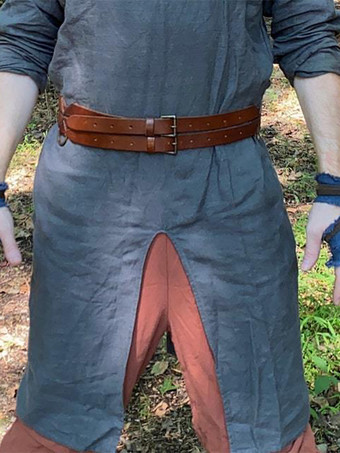 グリーン ヴィンテージ トップ レトロ ポリエステル 長袖 男性用レトロコスチューム