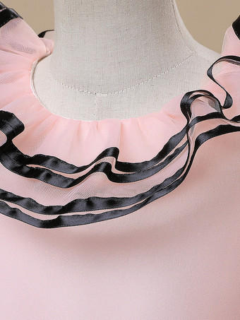 白いフラワーガールドレス 特別な日のためのドレス ホワイトチュール ノースリーブ ジュエルネック フラワーガールドレス