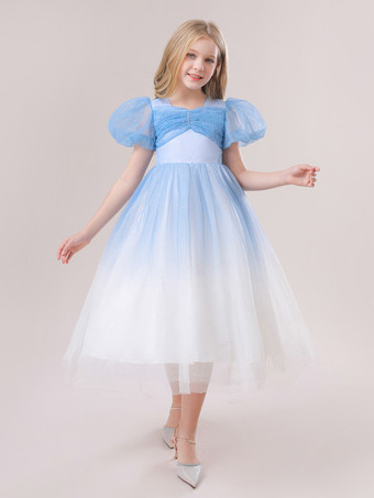 ホワイトフラワーガールドレス 特別な日のドレス ピンクのスパンコール半袖ジュエルネックフラワーガールドレス