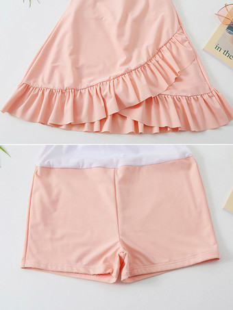 スイートロリータ衣装 ライトスカイブルー フリル 花柄 ノースリーブ ジャンプスーツ