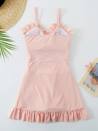 スイートロリータ衣装 ライトスカイブルー フリル 花柄 ノースリーブ ジャンプスーツ