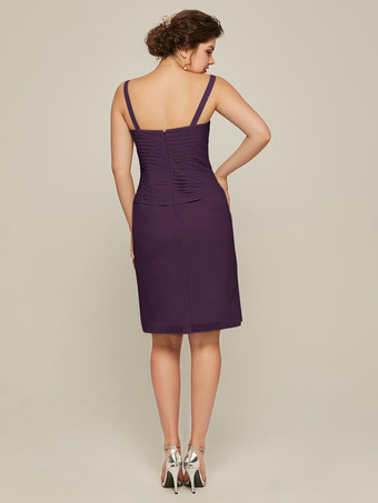 花嫁の母親のためのパーティードレス スウィートハートネック 長袖 Aライン レース 膝丈 結婚式用ゲストドレス