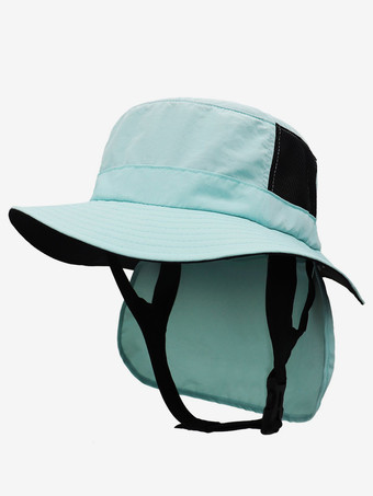 メンズハット シックなカラーブロック レースアップ ユニセックス サンハット