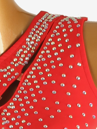 ラテンダンスコスチューム ブラック レディース ライクラ スパンデックス ドレス バックレス セクシー フリンジ ラインストーン ラテンダンサー ダンスコスチューム